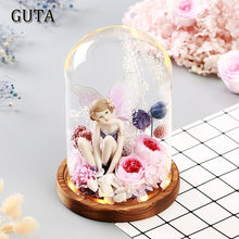 Load image into Gallery viewer, New Santa Claus Gifts Angel Girl Ornament Desktop Light Night LED Lights Rose Flowers For Valentine's Day for Christmas New Year
