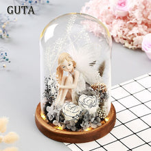 Load image into Gallery viewer, New Santa Claus Gifts Angel Girl Ornament Desktop Light Night LED Lights Rose Flowers For Valentine's Day for Christmas New Year
