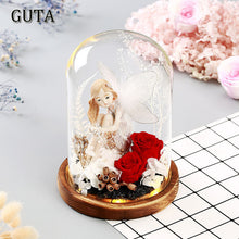 Load image into Gallery viewer, New Santa Claus Gifts Angel Girl Ornament Desktop Light Night LED Lights Rose Flowers For Valentine's Day for Christmas New Year
