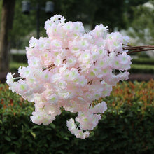 Load image into Gallery viewer, 20 Pieces Cherry Blossom Branch Pink Cherry Decoration Wedding Arch Cherry Blossom Party Activity Peach Tree flower branch
