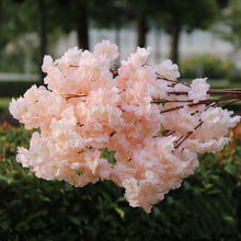 Load image into Gallery viewer, 20 Pieces Cherry Blossom Branch Pink Cherry Decoration Wedding Arch Cherry Blossom Party Activity Peach Tree flower branch
