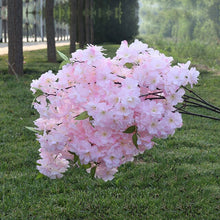 Load image into Gallery viewer, 20 Pieces Cherry Blossom Branch Pink Cherry Decoration Wedding Arch Cherry Blossom Party Activity Peach Tree flower branch

