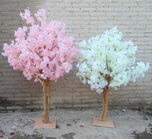 Load image into Gallery viewer, New white Artificial Cherry Flowers Tree Simulation Fake Peach Wishing Trees Christmas Tree for home decor Wedding Centerpieces

