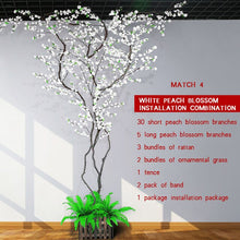 Load image into Gallery viewer, Luyue DIY Artificial Peach Tree Fake Peach Flower Tree Vine Wishing Tree Wedding Decoration Living Room Simulation Peach Flower
