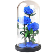 Load image into Gallery viewer, 2019 Dried Eternal Roses Flowers Endless Preserved Roses Flower In Glass Valentine's Day Birthday Gift Wedding Party Decor
